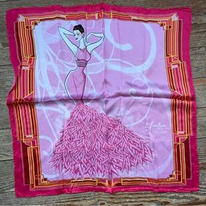 Marrero Collection ”100% Silk Scarf Wearable Art By Carlos Marrero 20” X 20”